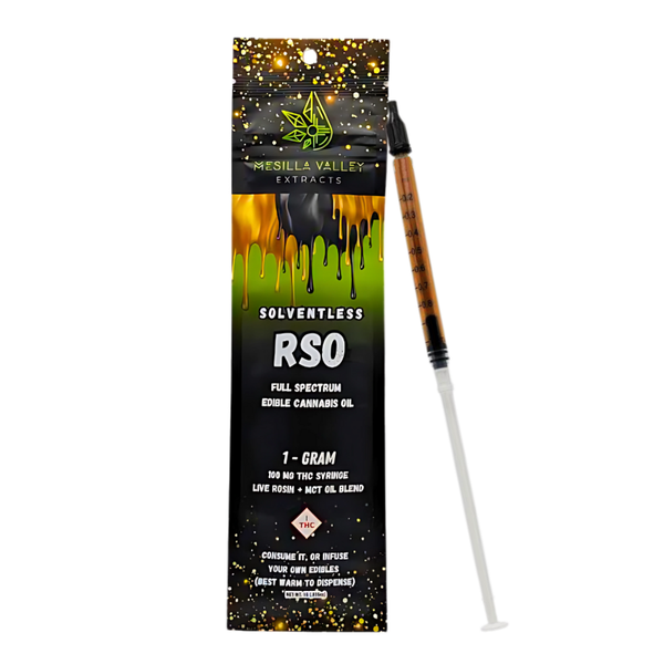 Solventless RSO | 1 Milliliter | Hybrid Blend 100mg THC