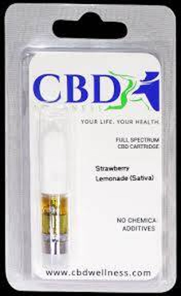 CBD Wellness: 1g Strawberry Lemonade CBD vape