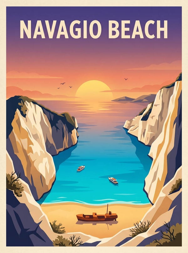 PLAGE DE NAVAGIO GRECE