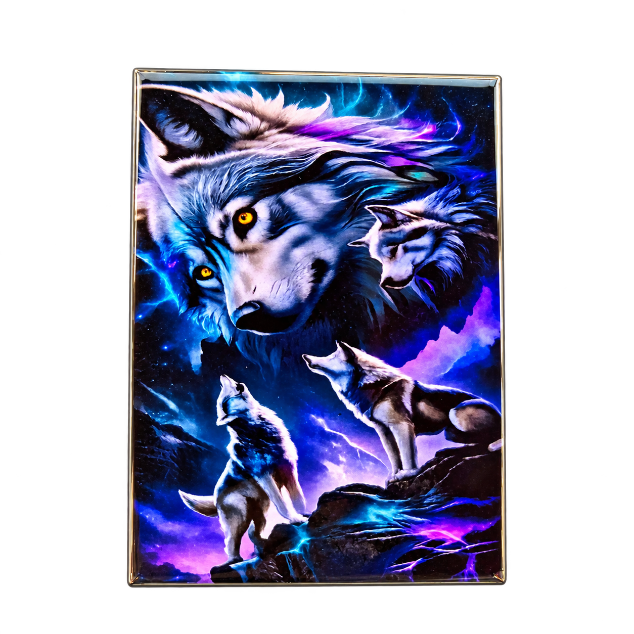 Aimant Loup Mystique
