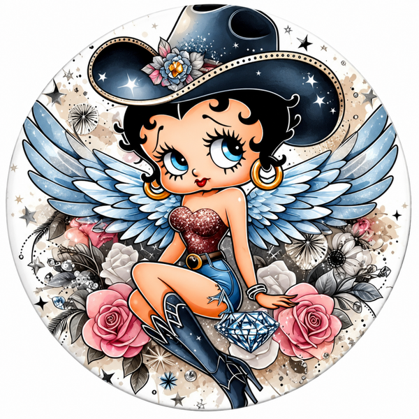 Betty Boop Ange Magnet Décorative