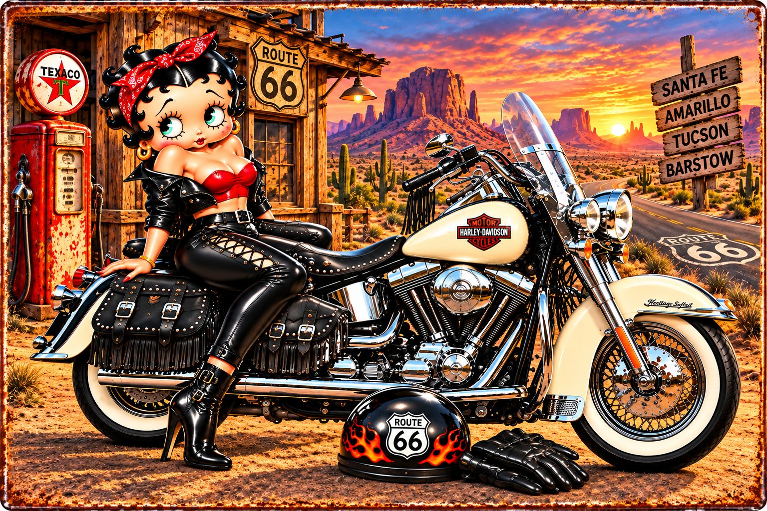 Betty Boop Harley-Davidson