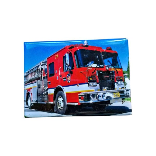 Camion de Pompier Aimant Frigo