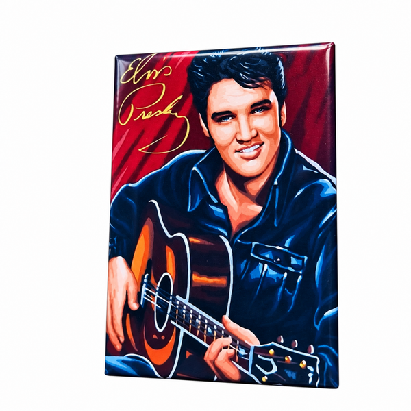 Elvis Presley avec Guitare Aimant Décoratif