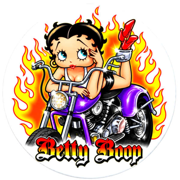 Betty Boop Motard Magnet Frigo
