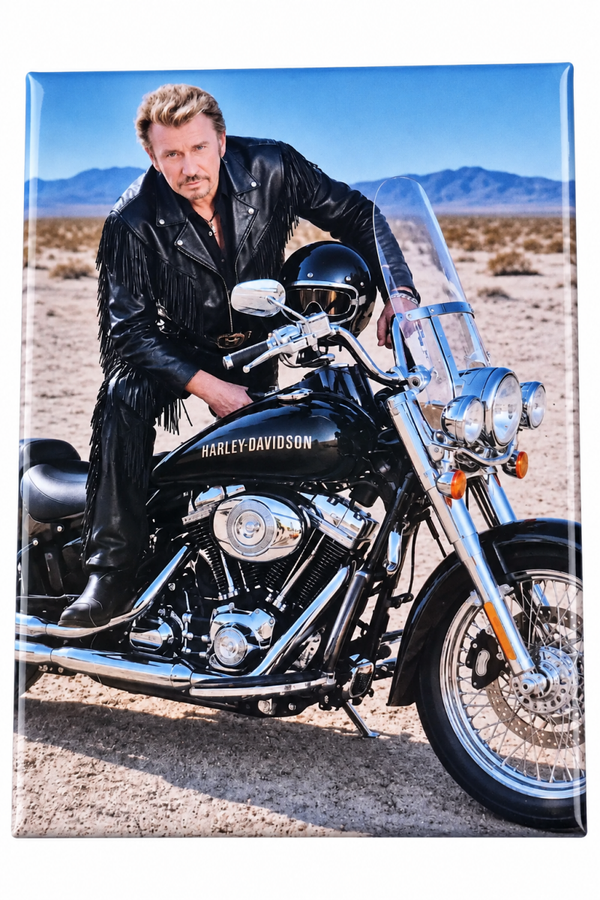 Johnny Hallyday Harley Davidson