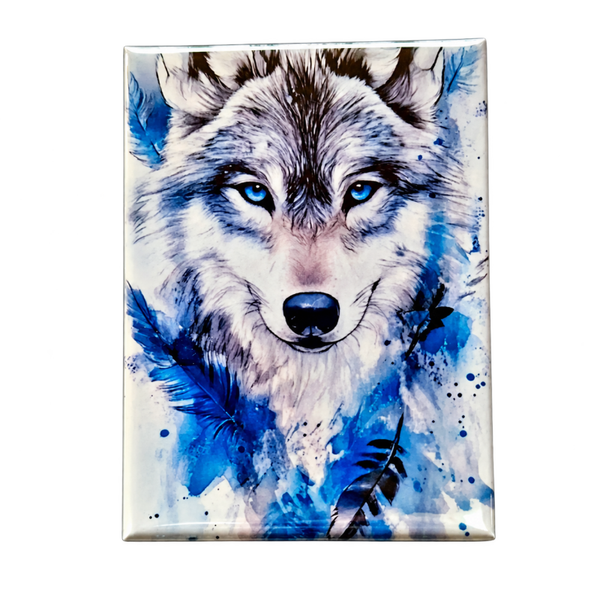Loup Mystique Magnet