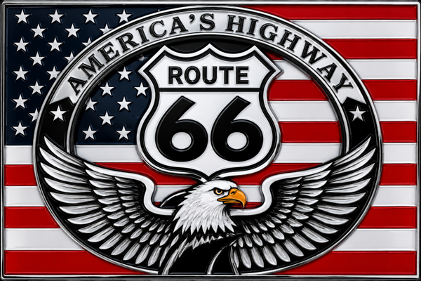 Magnet décorative Route 66