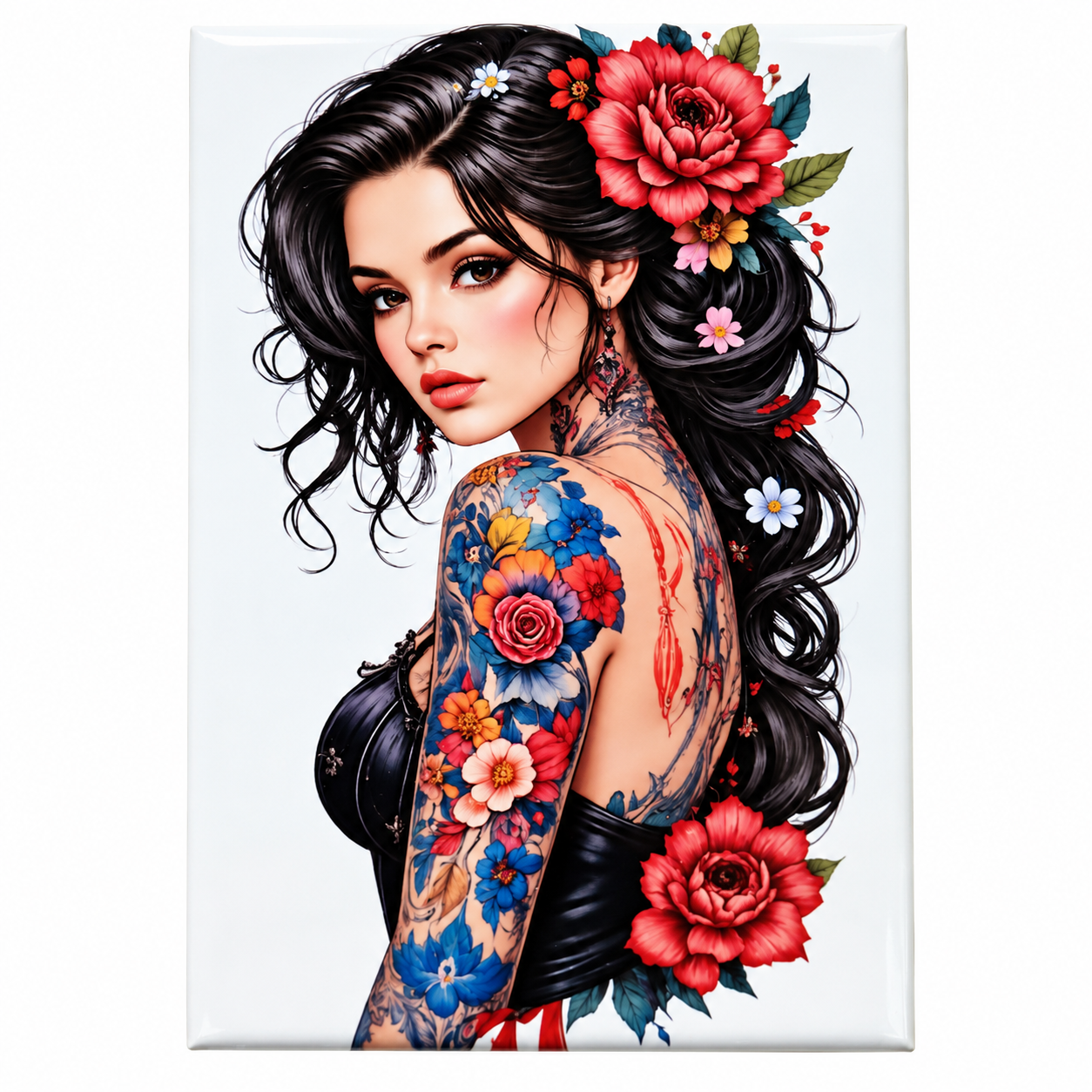 Magnet Femme Tatouée