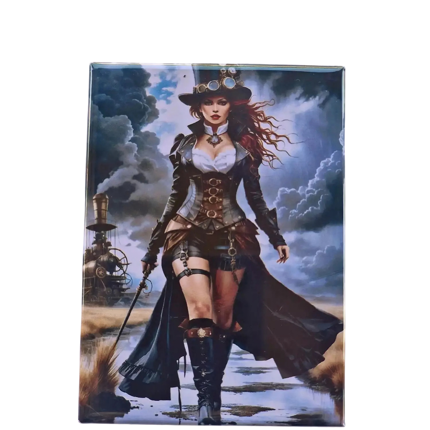 Magnet Steampunk Femme Guerrière