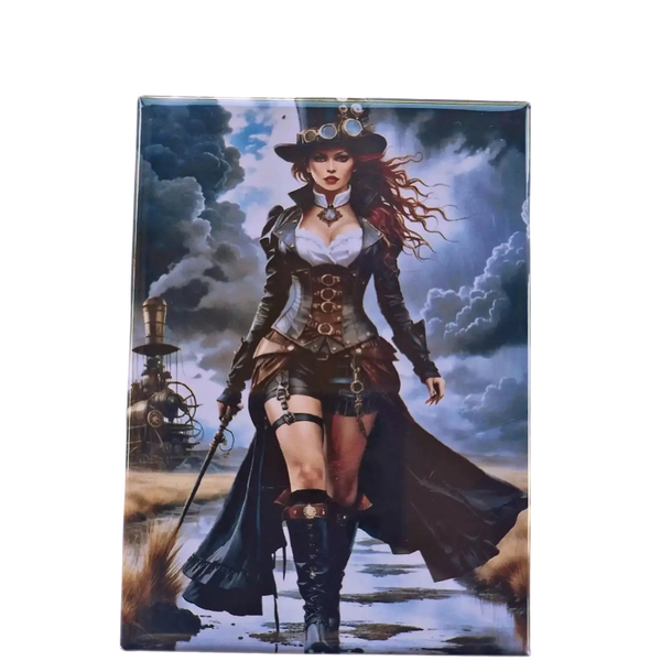 Magnet Steampunk Femme Guerrière