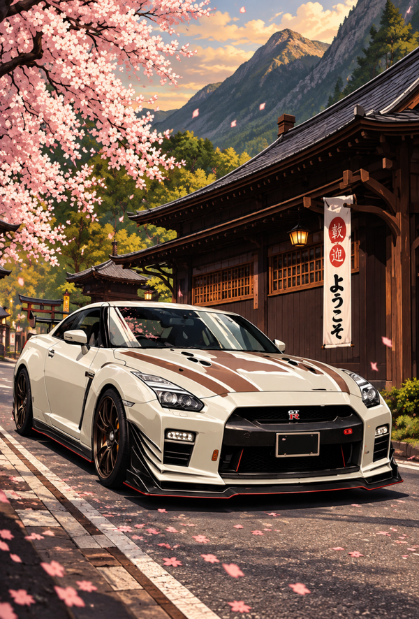 Nissan Skyline GT-R Tuning Japonais