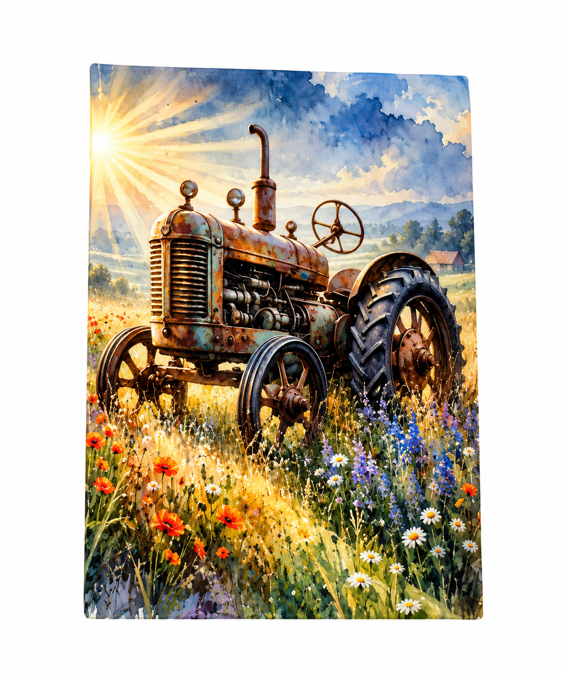 Tracteur Champêtre Vintage