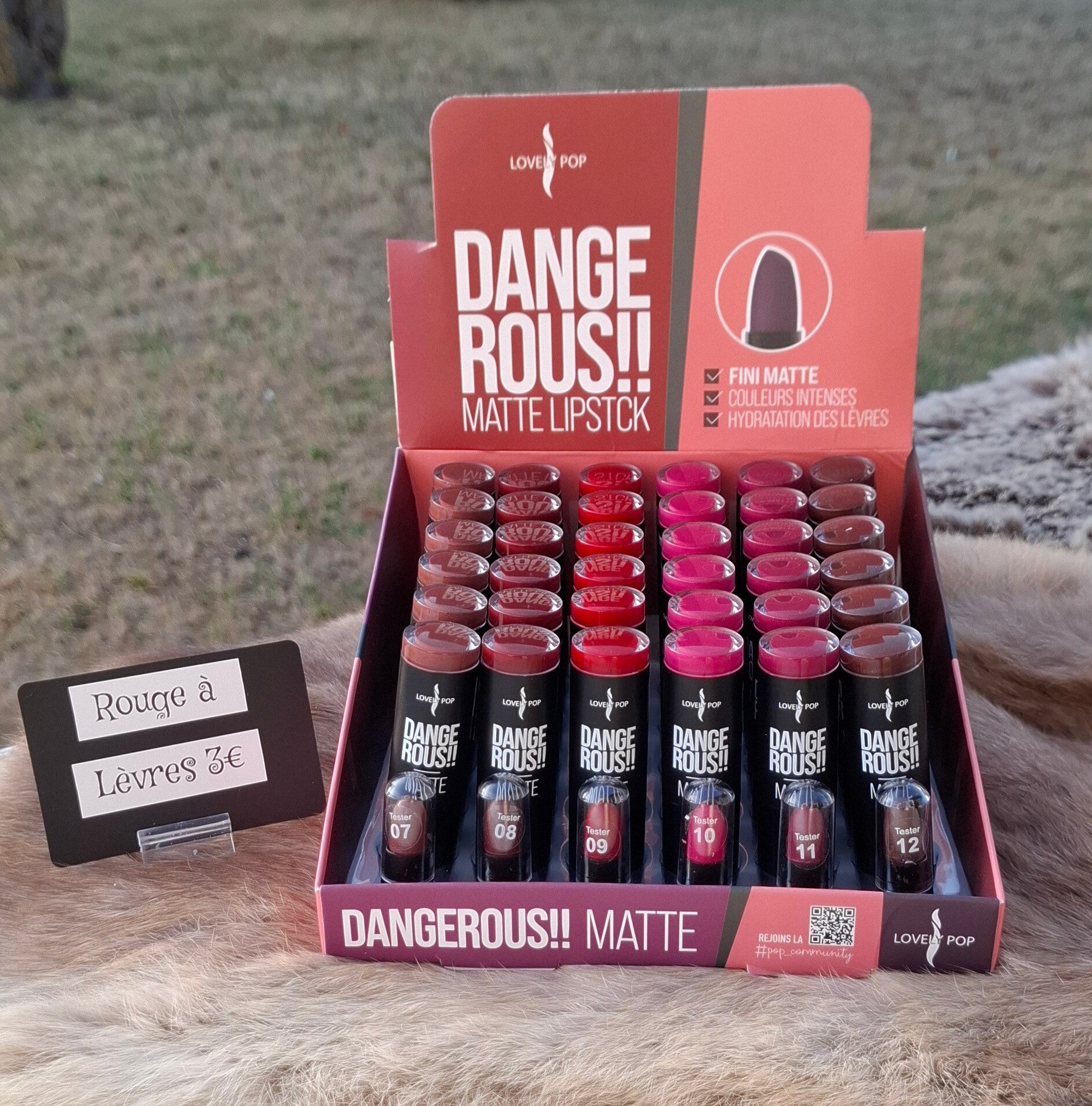 ROUGE A LEVRES DANGEROUS MATTE AUTUMN LOVELY POP