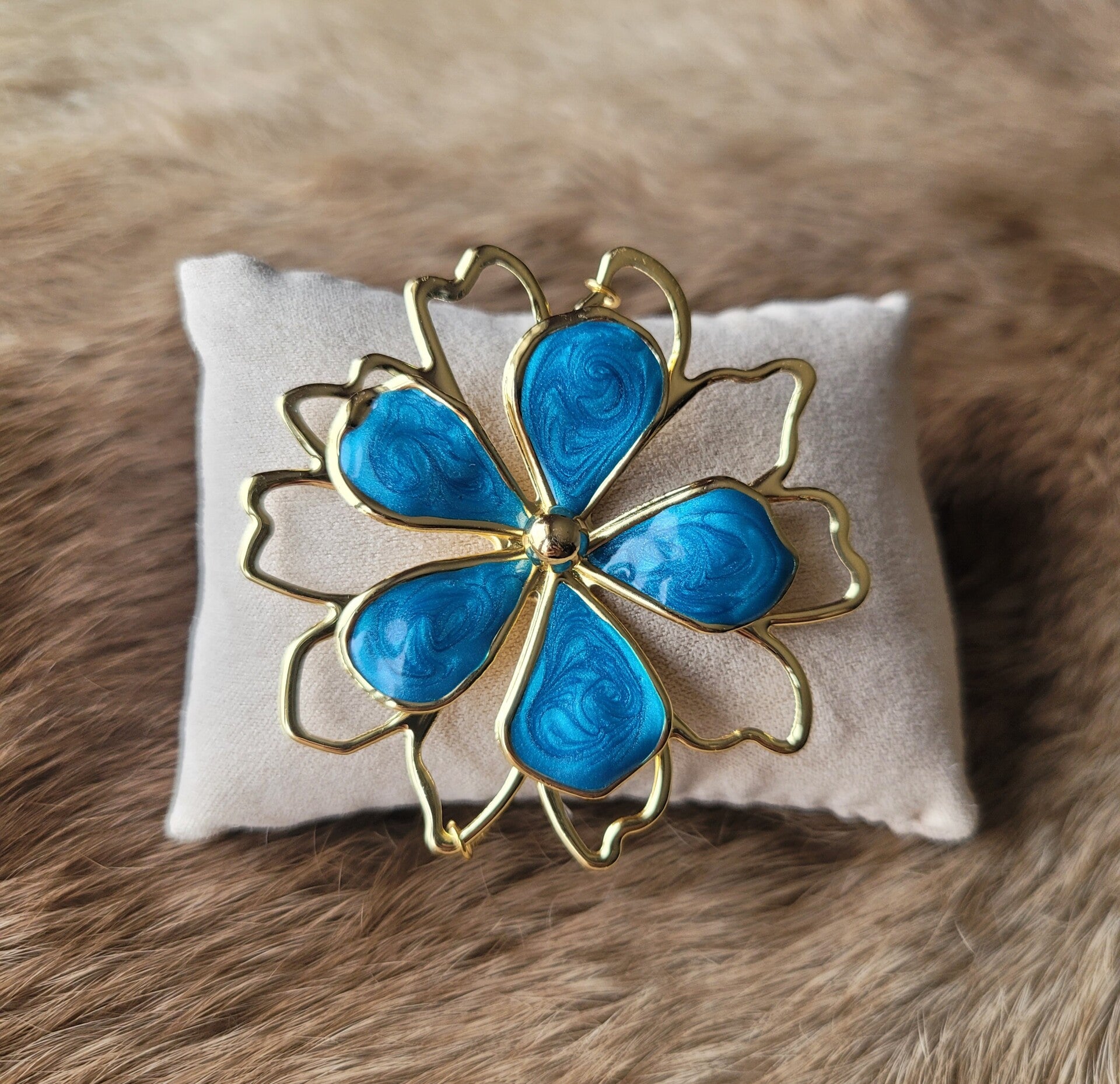 Bracelet Fleur en acier inoxydable
