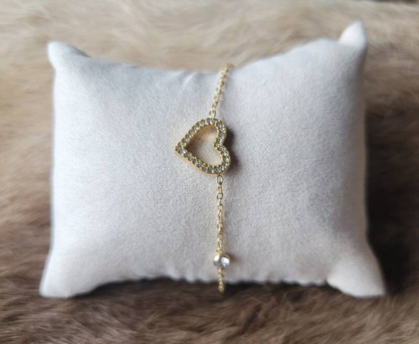Bracelet Cœur en acier inoxydable