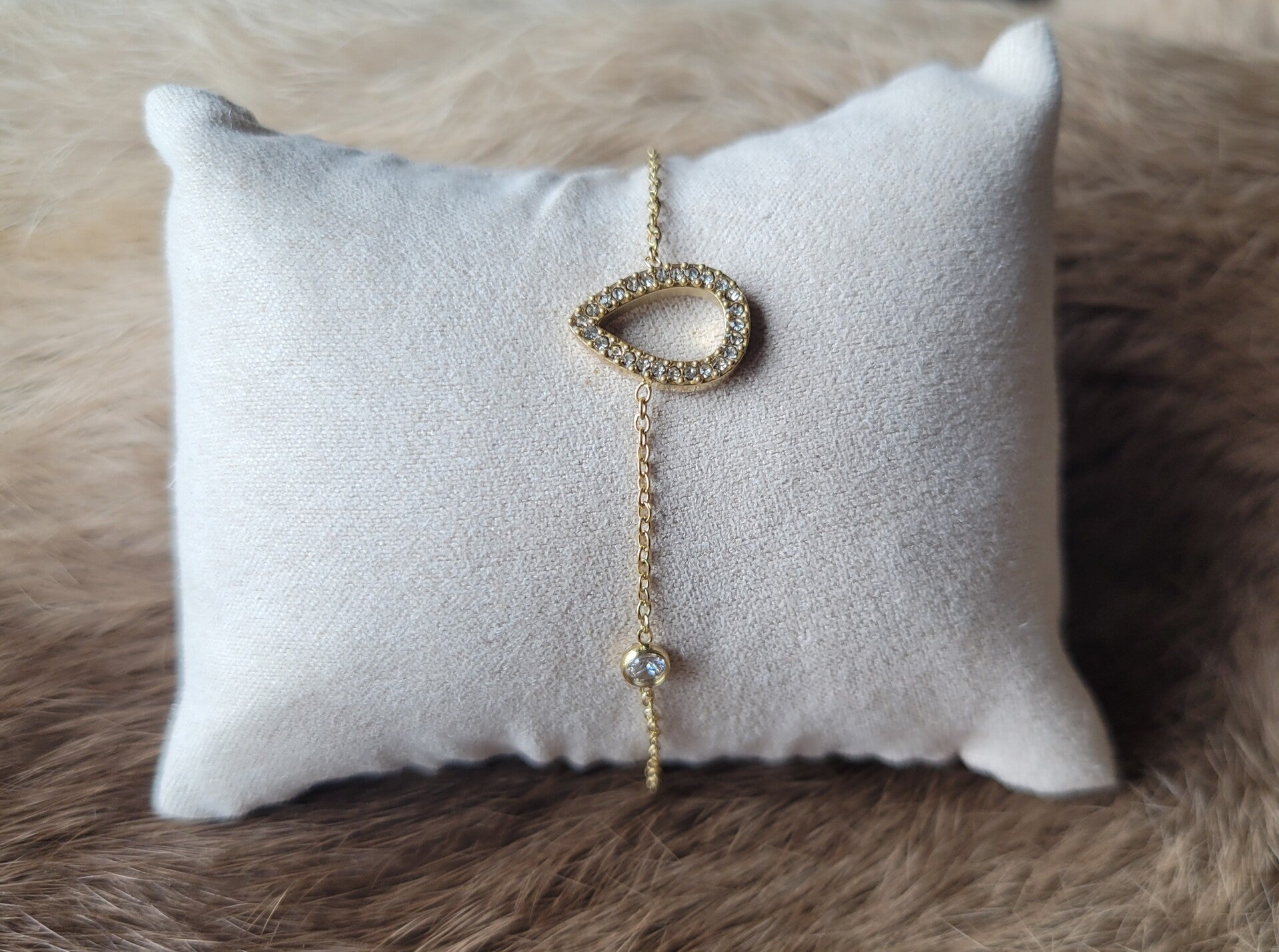 Bracelet Goutte d'eau en acier inoxydable
