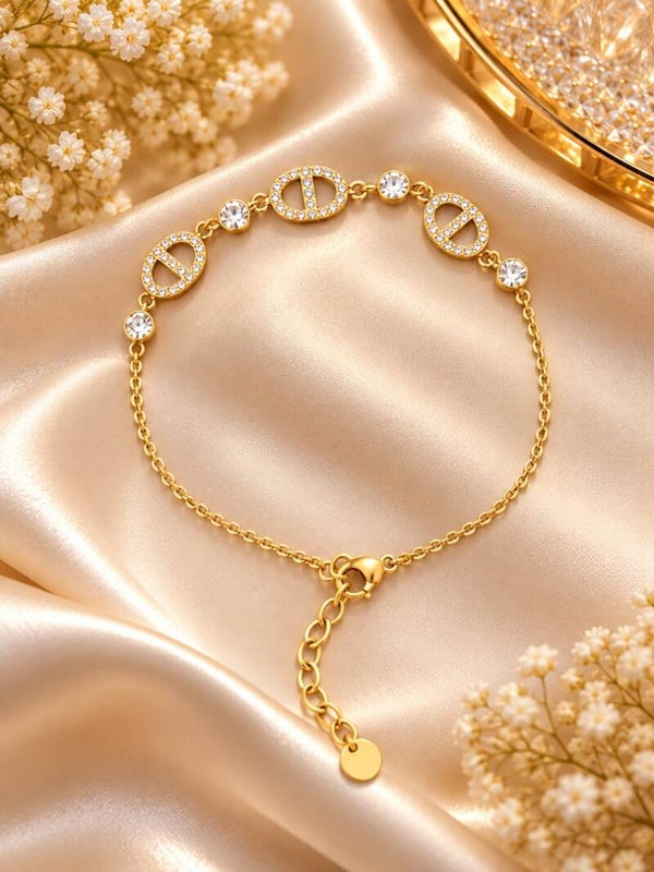 Bracelet Maille Marine en acier inoxydable