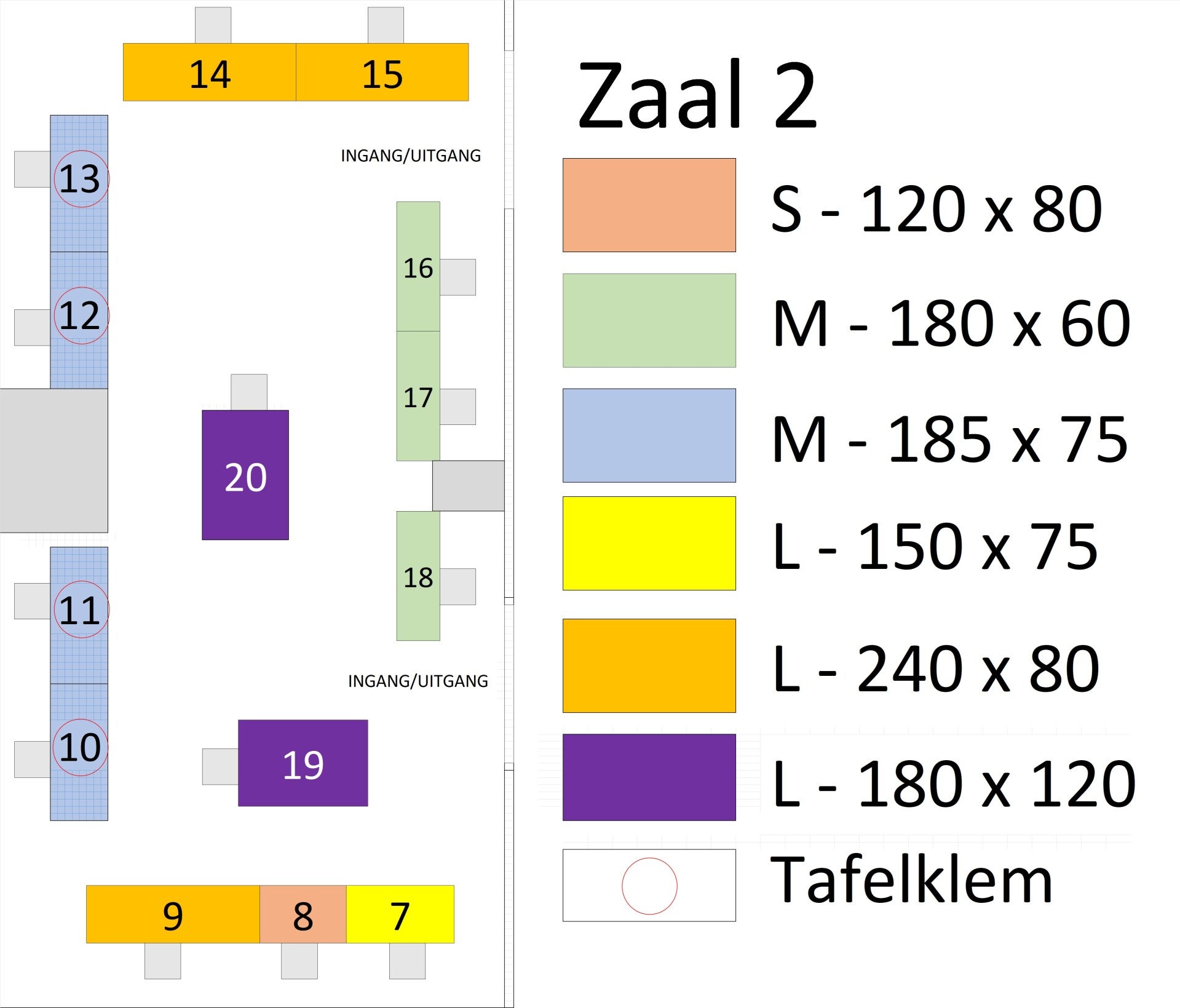 ZAAL 2 - Mini-Me Markt 28 juni - Van €17,5 tot €35,-