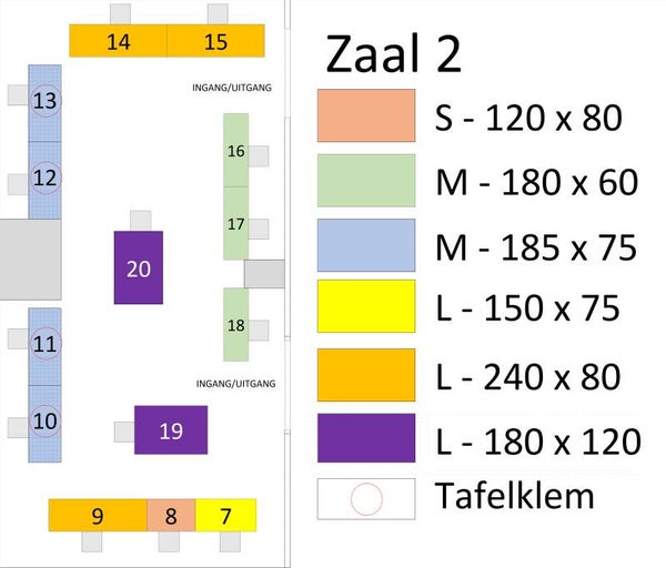 ZAAL 2 - Mini-Me Markt 28 juni - Van €17,5 tot €35,-