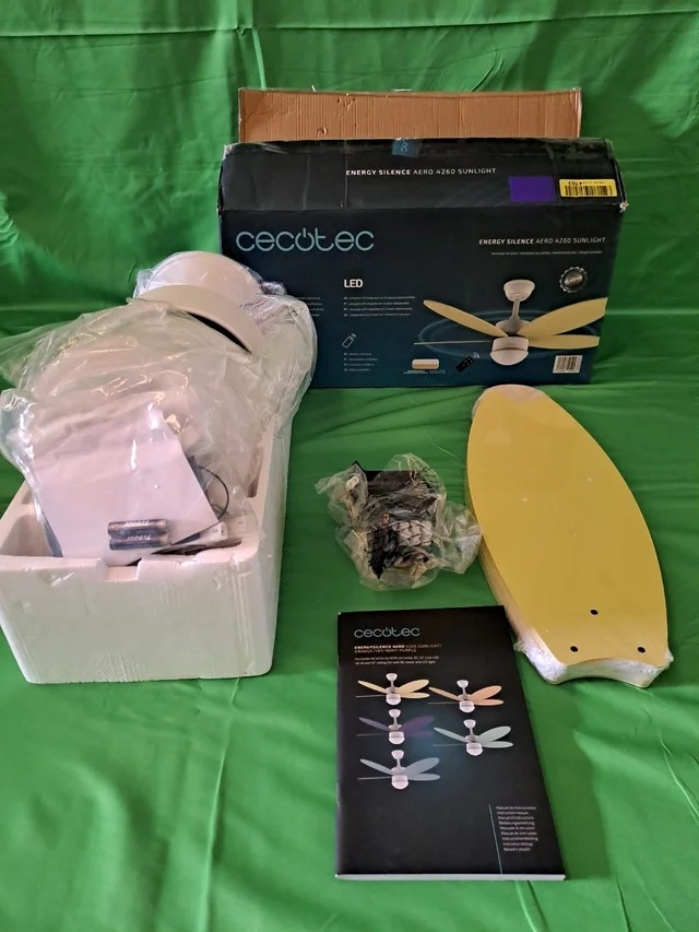 VENTILADOR CECOTEC- AMARILLO