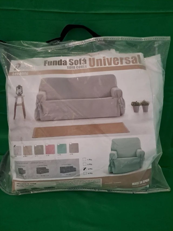 FUNDA DE SOFÁ- BLANCO