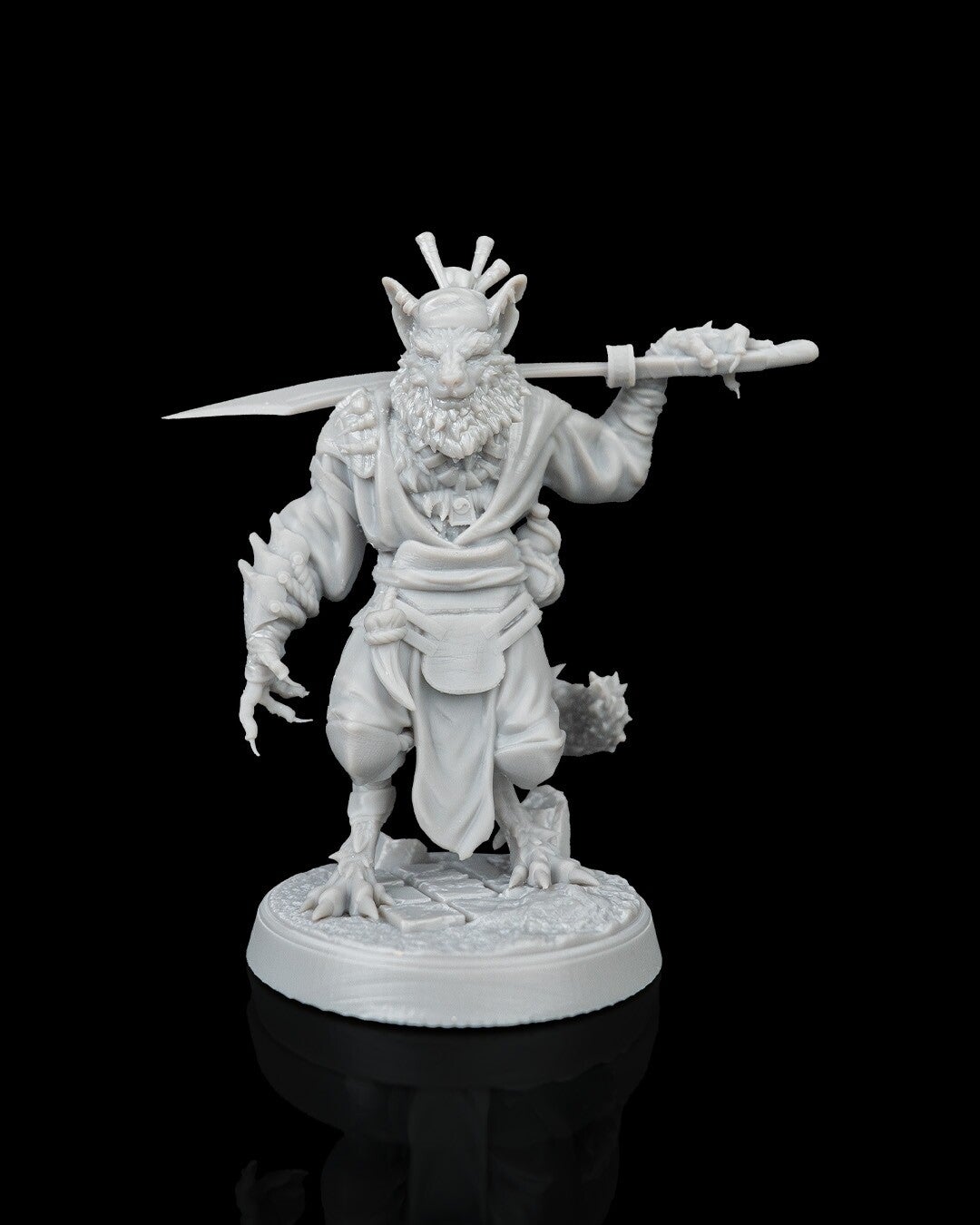 MAO FENG — THE SILENT HUNTER — FIGURINE 32 MM