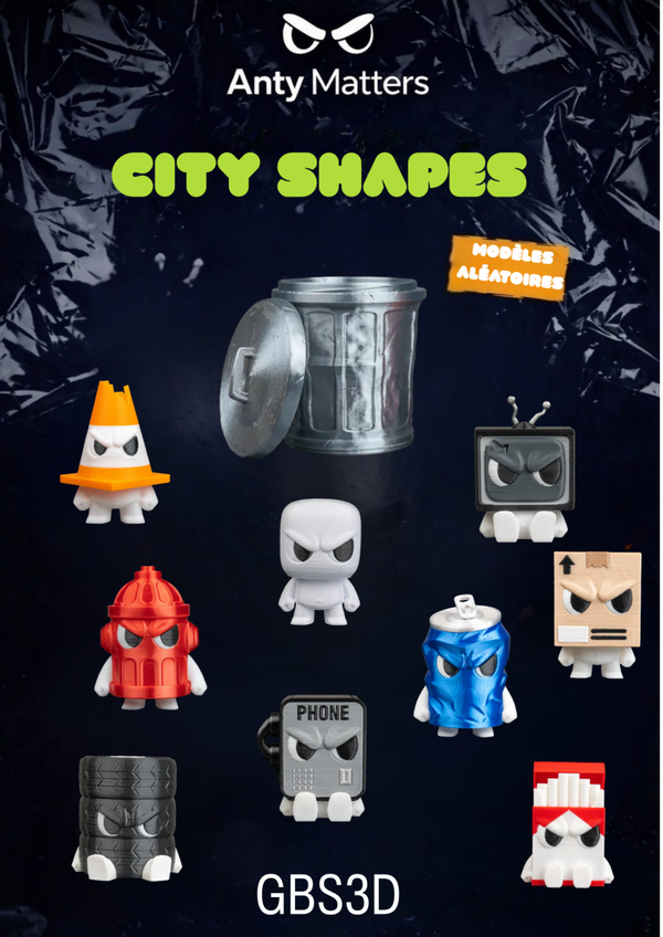 Blind Box – City Shapes | Figurines surprises 3D