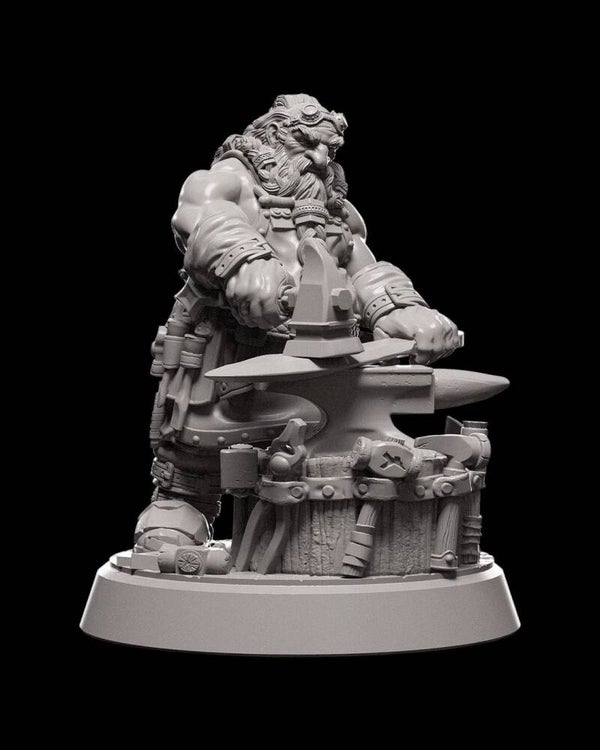 Dwarven Blacksmith – Échelle 32 mm