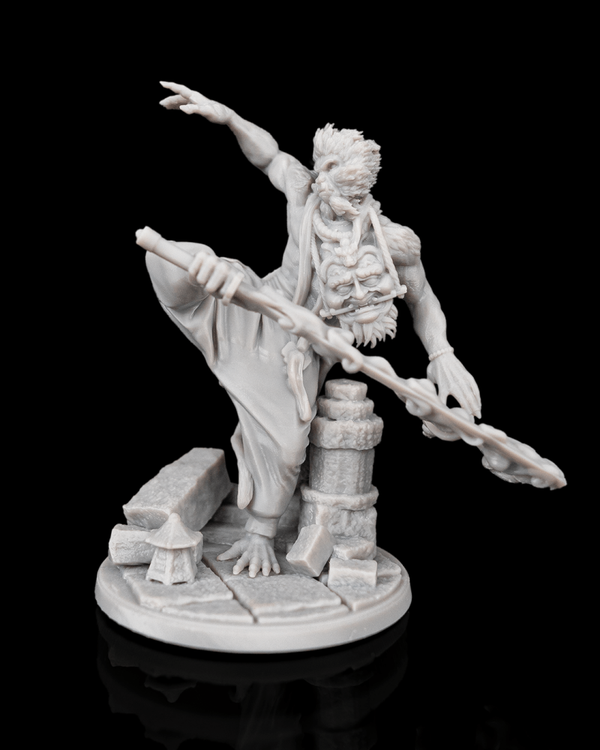 ZHAO — BABOON CHIEFTAIN — MYTHIC WARRIORS — FIGURINE 32 MM