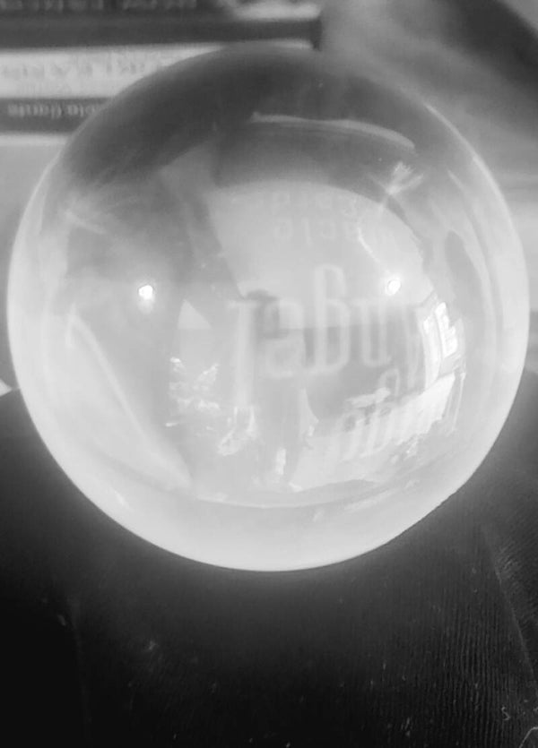 80 MM SOLID NATURAL QUARTZ CRYSTAL BALL