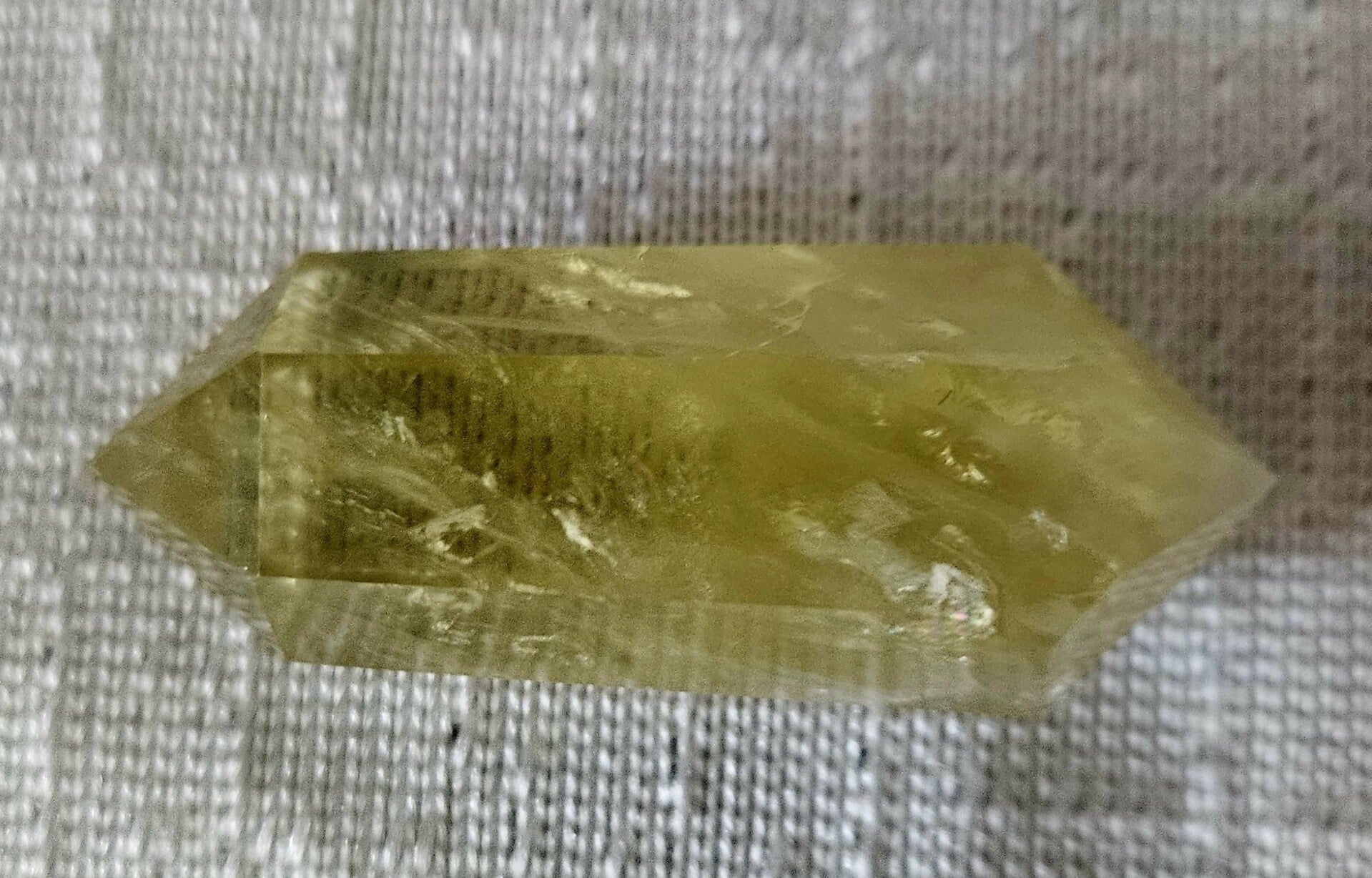 4 INCH DOUBLE POINTED CITRINE CRYSTAL