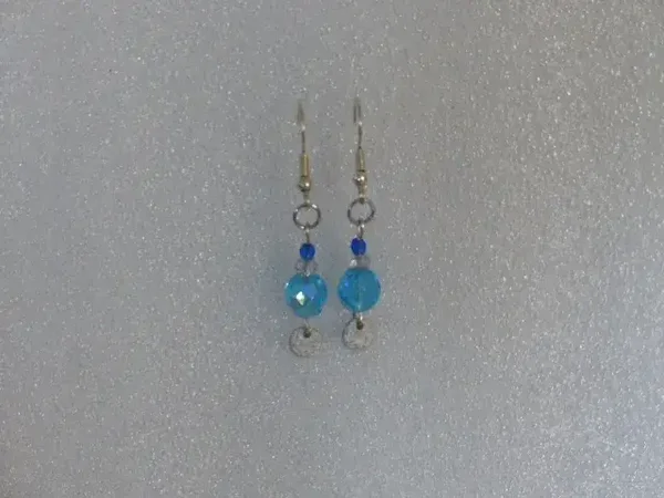 Boucles d'oreilles REFLETS D'AQUAMARINE