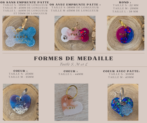 Médaille en résine