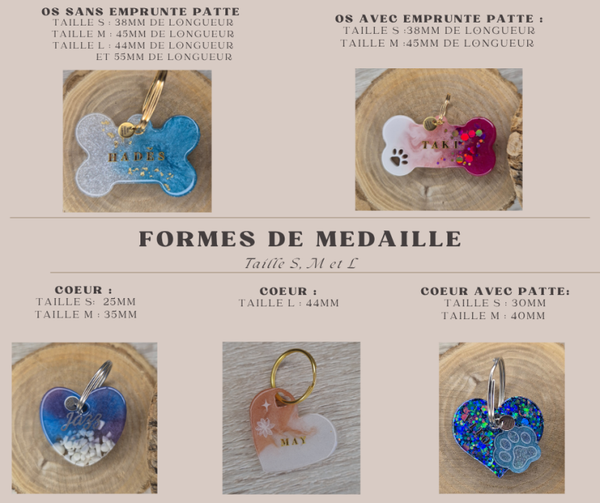 Médaille en résine