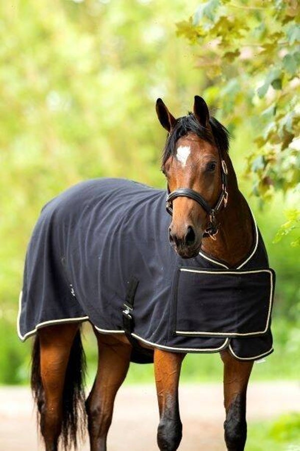 Polar Luxe Fleece Show deken 400 Grams Black Night