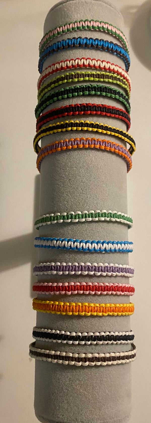 The Lena bracelets (gewaxt katoen)