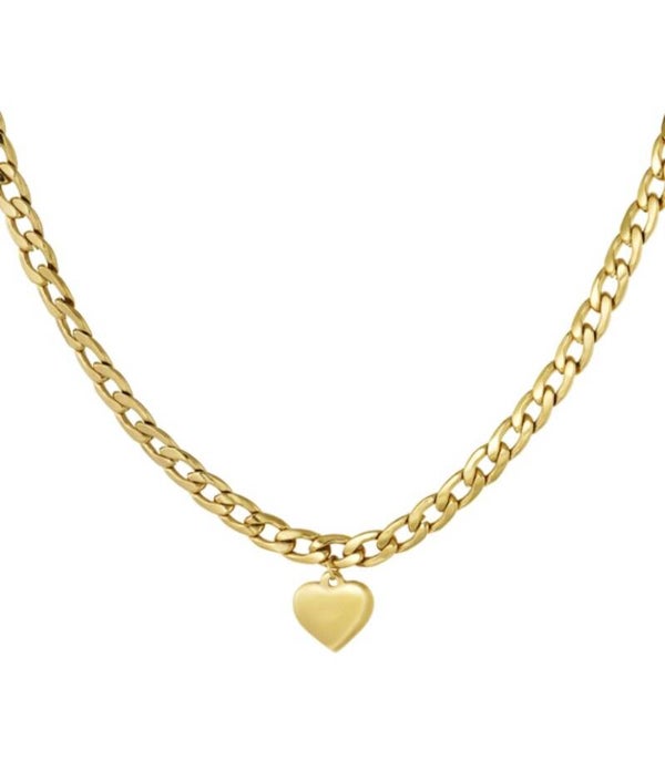 Coarse heart necklace