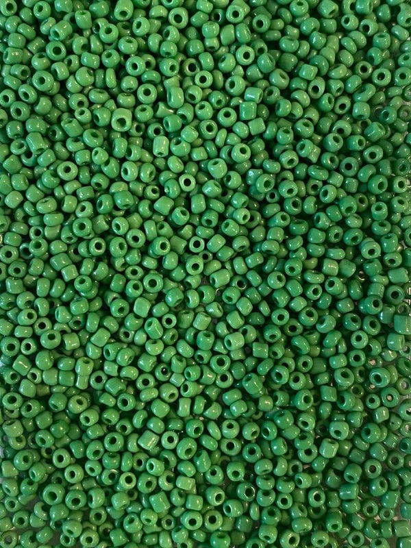 2 MM Kralen donkergroen