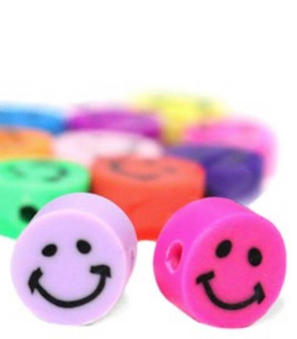Gekleurde polymeer smileys