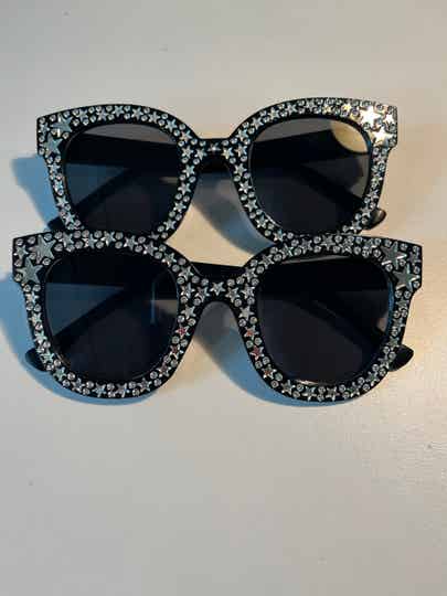 Gucci cat eye acetate sunglasses 2024 with stars