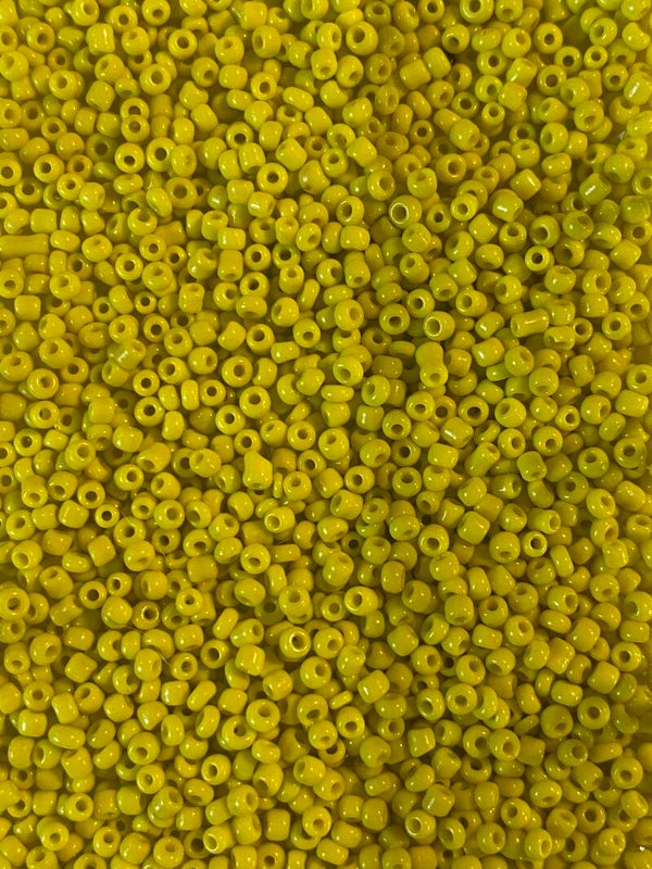 2 MM Kralen geel