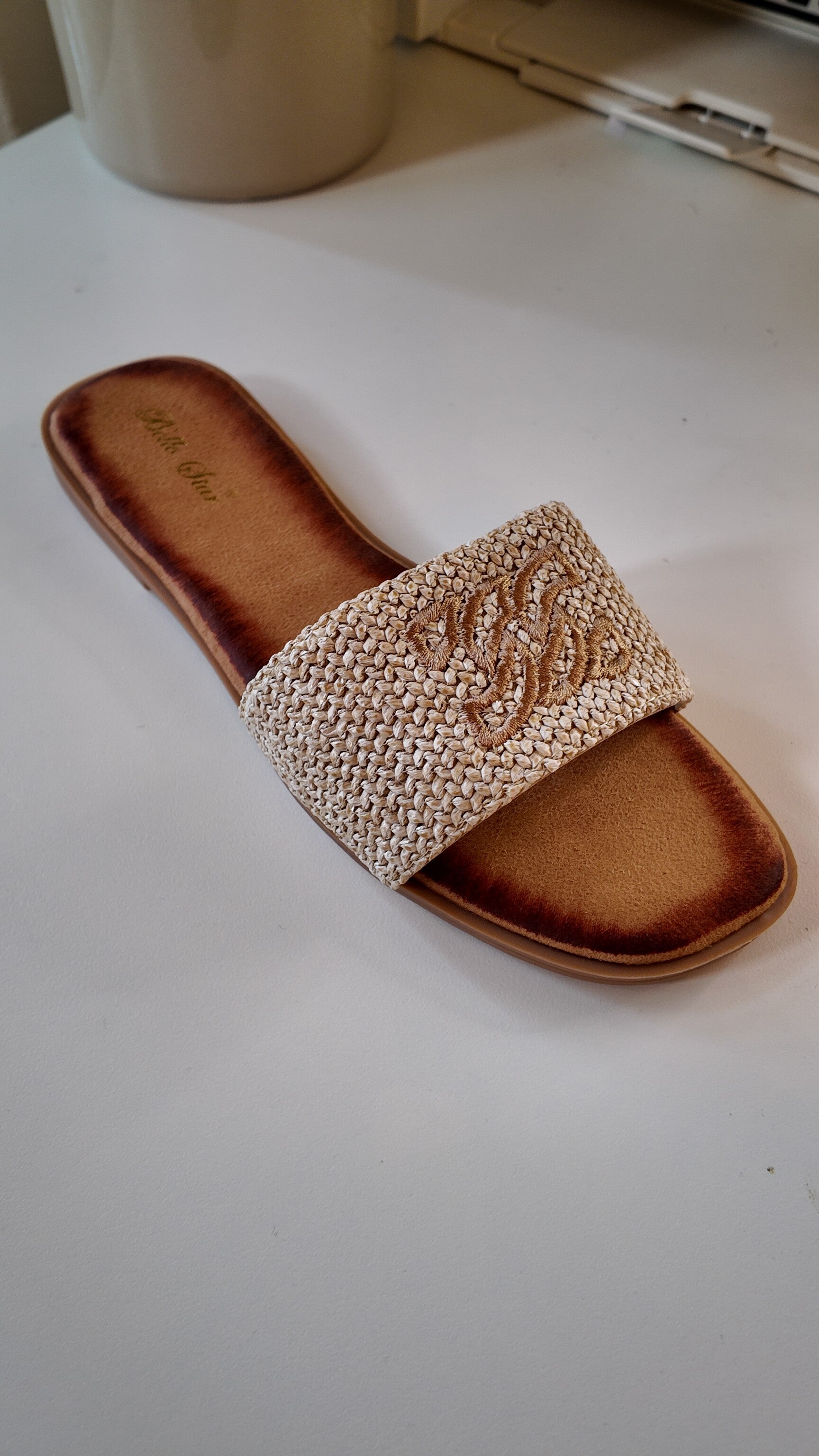 Miami slippers beige