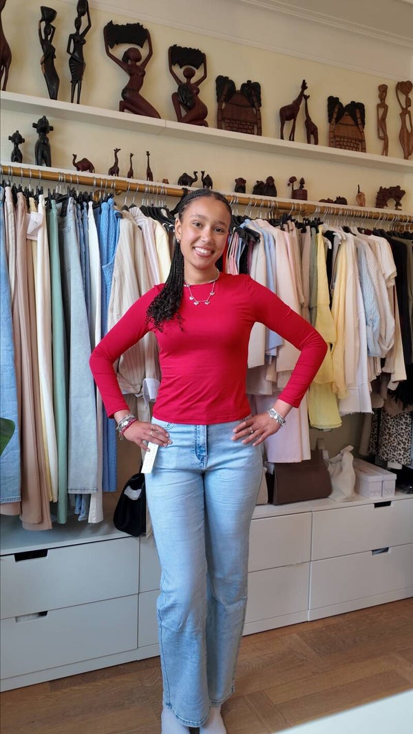 Wide leg jeans regular length