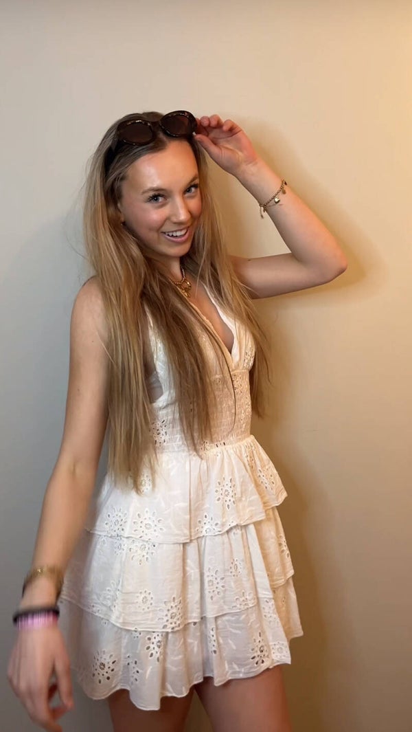 The Zaylee dress white