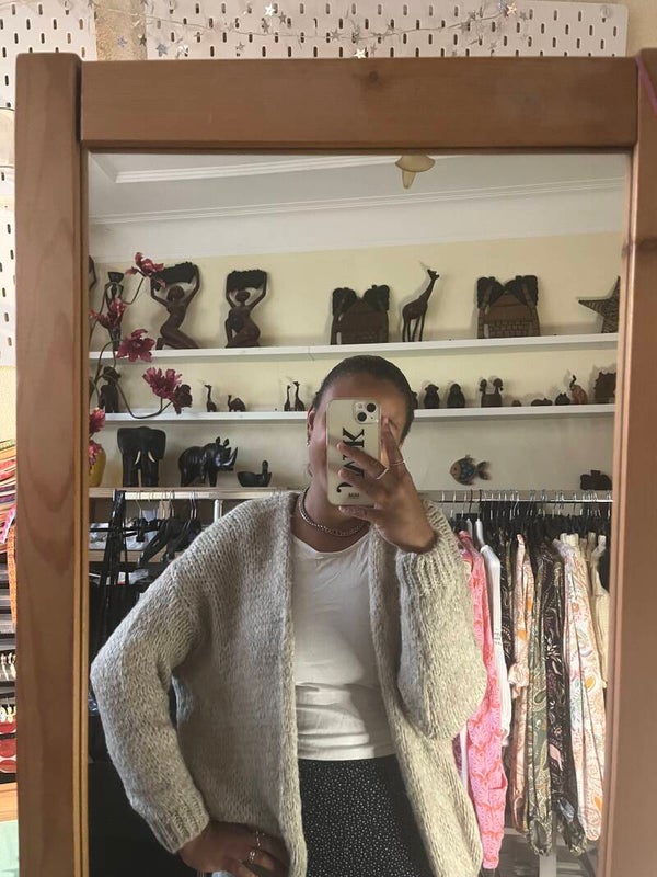 Comfy vest beige