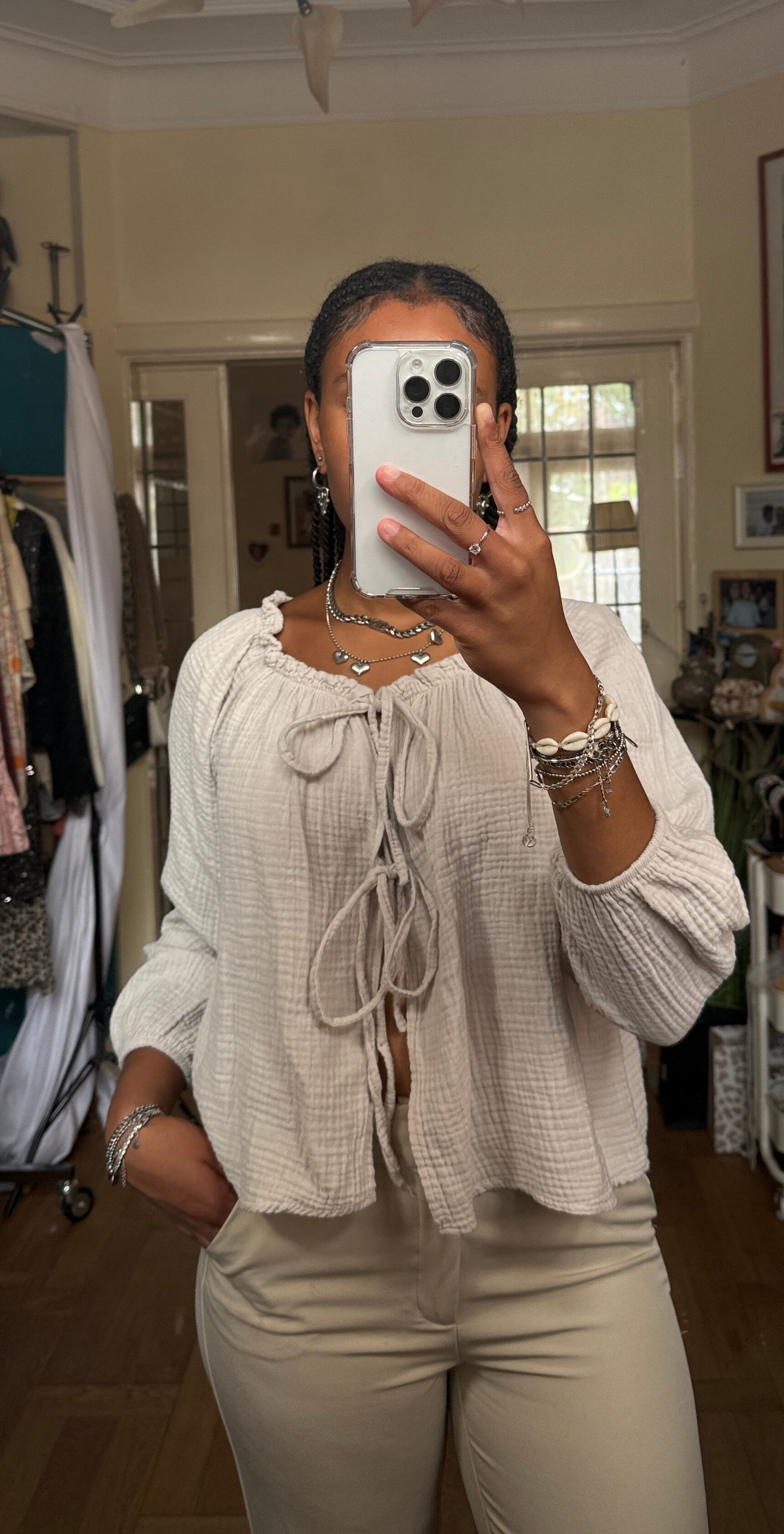 The double bow blouse