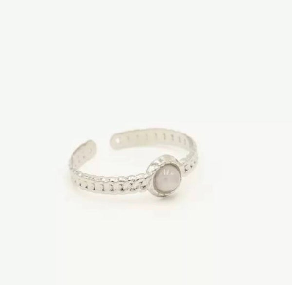 The stone ring (Zilver)