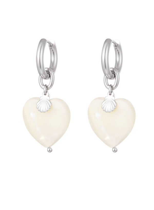 The Summer Shell earrings zilver
