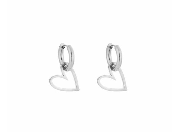 The one heart earings